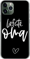 Geschikt voor iPhone 11 Pro hoesje - Spreuken - Liefste oma - Oma - Quotes - Siliconen Telefoonhoesje