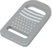 rasp 8 cm hout zilver