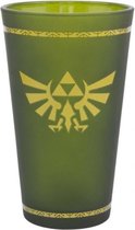 drinkglas Legend of Zelda Hyrule Crest 500 ml glas groen
