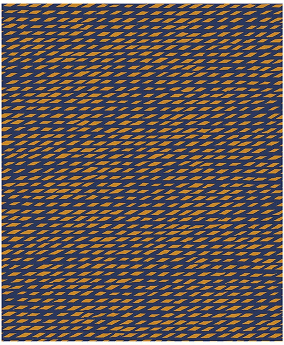 Present Time (Pt,) - Deken Oblique Lines - Polyester - Geel - 150x180cm