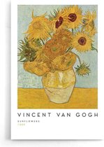 Walljar - Vincent van Gogh - Zonnebloemen - Muurdecoratie - Poster