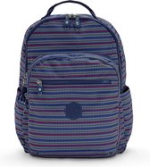 Kipling Seoul Rugzak - Blue Geo Print