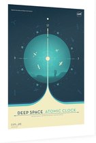 Deep Space Atomic Clock Blue, NASA/JPL - Foto op Dibond - 30 x 40 cm