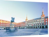 Casa de la Panadería op het Plaza Mayor in Madrid - Foto op Dibond - 90 x 60 cm