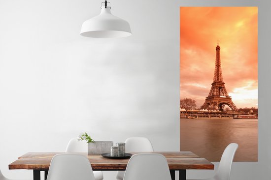 Affiche Tour Eiffel - Paris - Ciel - 80x160 cm
