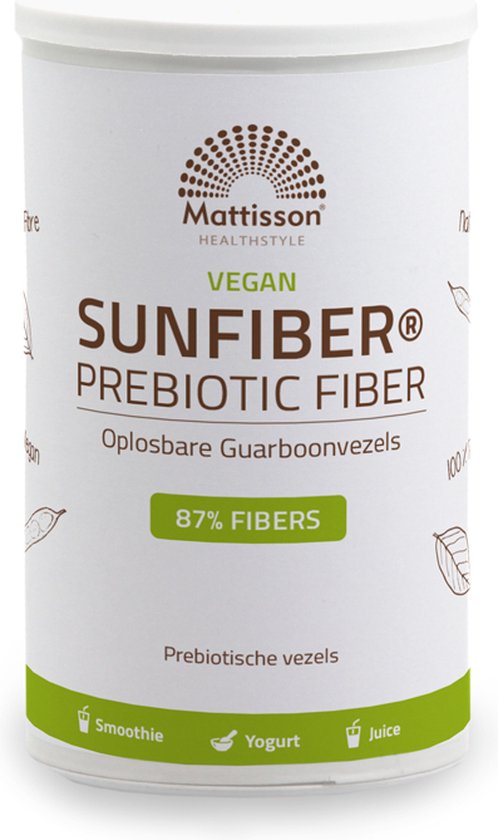 Mattisson - Vegan Sunfiber® - Prebiotische vezels - 125 gram