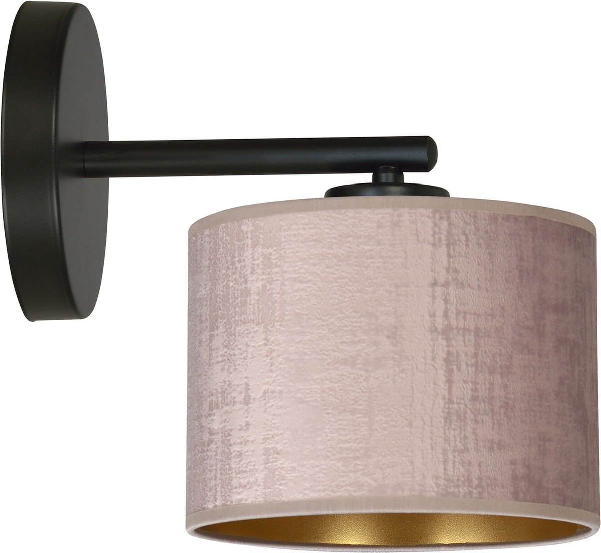 Emibig Norddjurs elegante beige roze wandlamp E27 - Perfect voor een sfeervolle inrichting