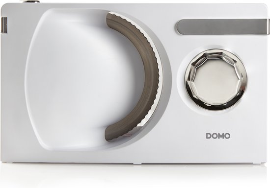 DOMO DO523S Snijmachine – Elektrisch - Gekarteld RVS Mes Ø 17 cm – Allessnijder - 120W