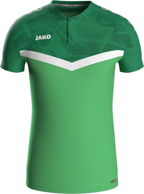 Jako Iconic Polo Heren - Zachtgroen / Sportgroen | Maat: 3XL