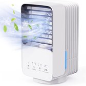 Portable Air Conditioner 4-in-1 800ml Water Tank 60°/120° Oscillation 3 Speeds 2 Fog Levels LED Lighting Ideal for Home Office