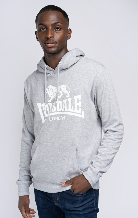 Lonsdale London FREMINGTON Heren Trui met capuchon - grijs - M