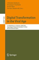 Lecture Notes in Business Information Processing- Digital Transformation in the Viral Age