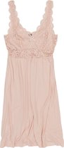 By Louise Slipdress Dames Neglige Met Kant Roze - Maat XXL