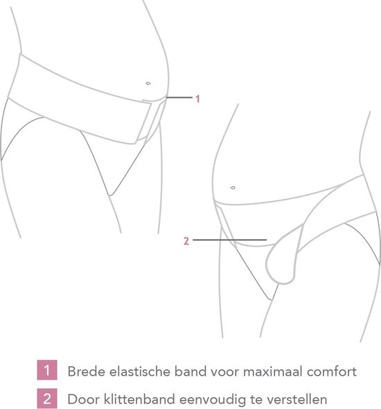 Carriwell Verstelbare Zwangerschapsbuikband - Zwart - L/XL