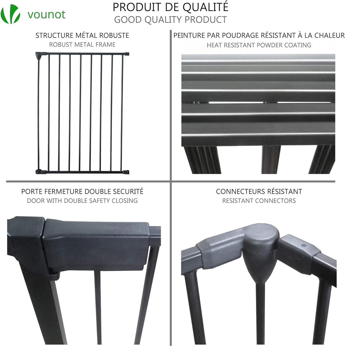 500 x 100 mm, metaal, zwart, ventilatierooster met insectenbescherming, rooster voor ventilatie, afvoerrooster