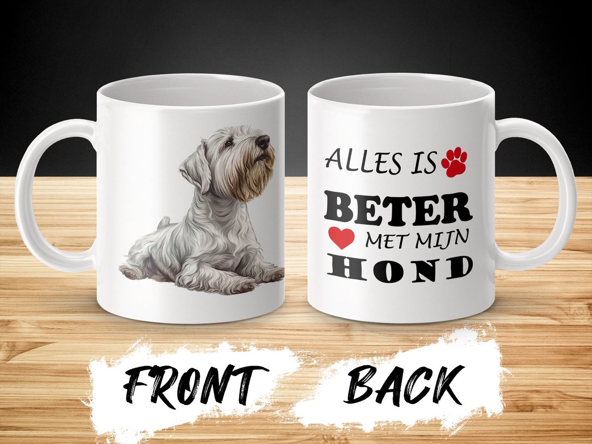 Mok Sealyham Terrier Alles is beter met mijn hond - dog - doglover