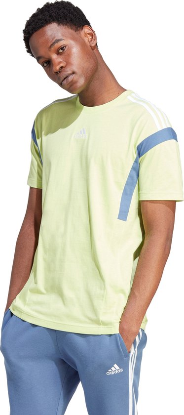 adidas Sportswear Colorblock T-shirt - Heren - Groen- S