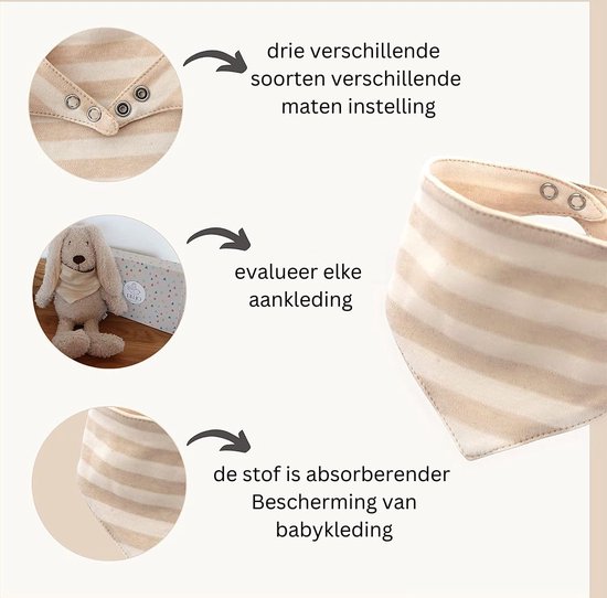 Kraammand - Geboortemand - Kraamcadeau Meisje of Jongen - Bruin van Little Dutch — afbeelding 5