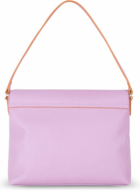 Oilily Sac à épaule bandoulière rose orange néon pour femme - Books Monkey Shoulder Bag Fuchsia