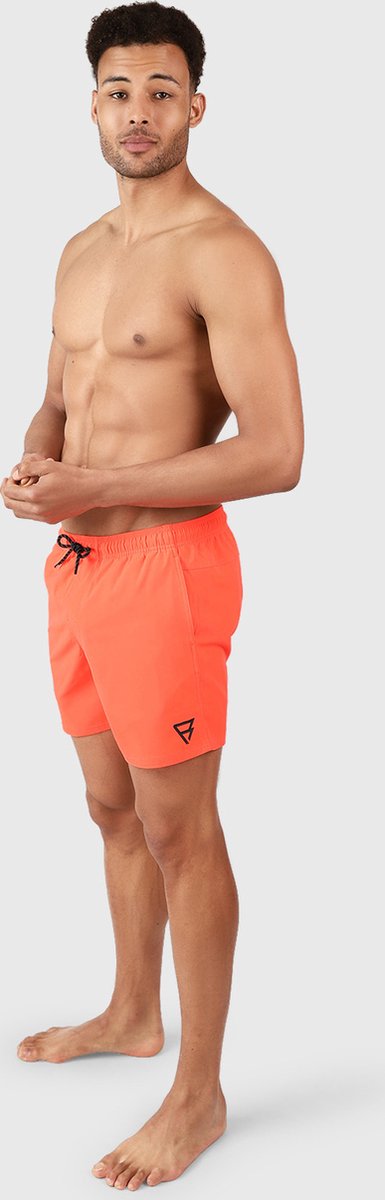 Brunotti Bru - conic Zwembroek Heren - Zwemshort met 4 - Way Stretch - Neon Orange — afbeelding 8