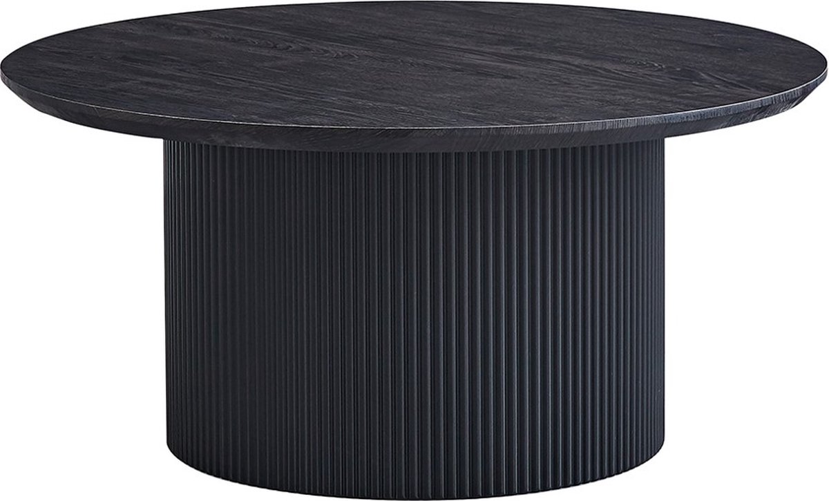Interiax Salontafel 'Rayan' 80 cm Rond Decor Donkerbruin