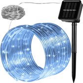 VOLTRONIC Solar Lichtsnoer - Fairy Lights - Zonne-energie - 100 LEDs - Buitenverlichting - Tuinverlichting - IP44 - 10 m - Koud Wit