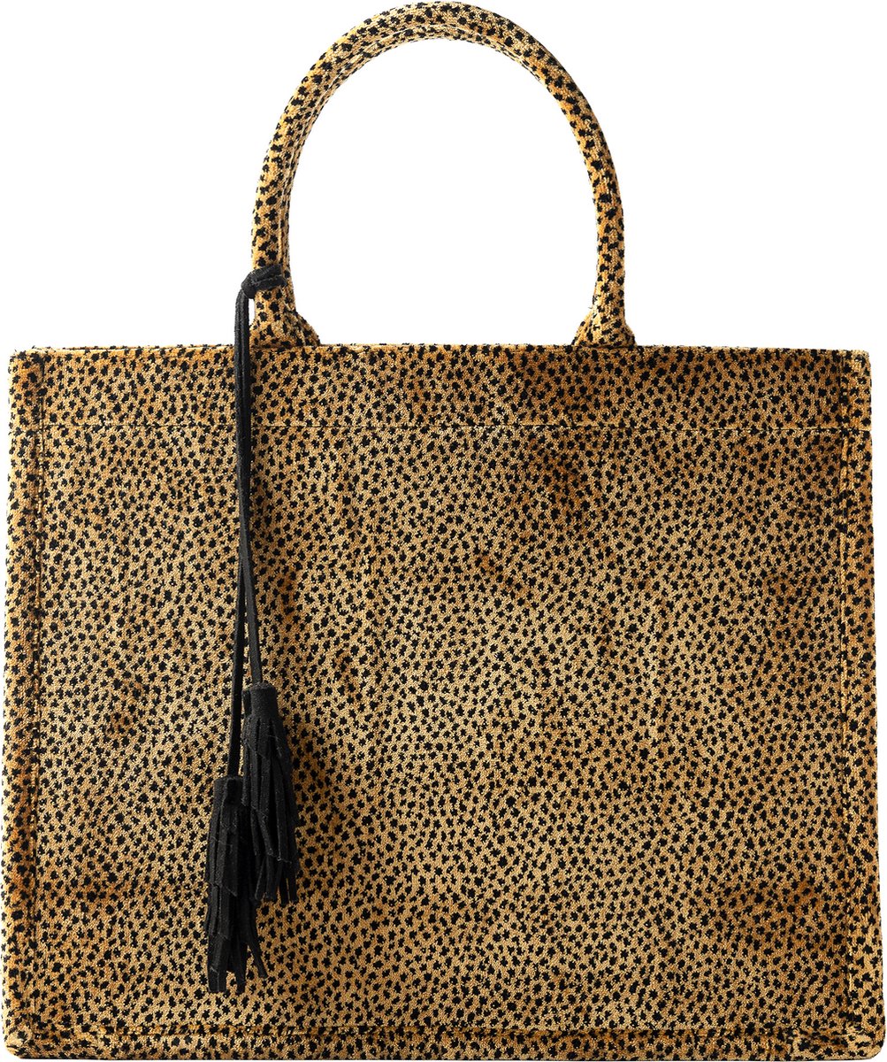 ELISABETH | tote-bag | shopper | 43x34x13 cm | Tobacco Brown | bruin | multicolor | Hoii