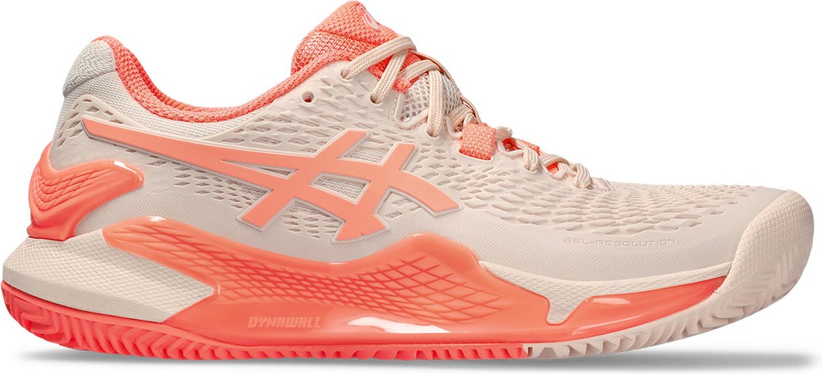 Asics Gel-resolution 9 Clay Court Schoenen 1/2 Vrouw Koraal