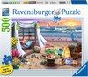 Ravensburger puzzel Strandavond - Legpuzzel - 500 stukjes