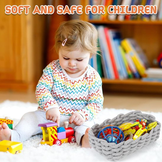 Kruzzel Toy Basket Organizer 63L - Opbergmand voor speelgoed, kleding