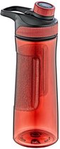 B-Home Waterfles / drinkfles / sportfles Aquamania - rood - 730 ml - kunststof - bpa vrij - lekvrij - Stijlvolle fles