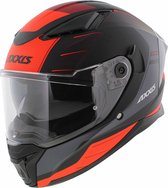 Axxis Panther SV integraal helm Prestige mat zwart fluo rood L - Motor / Scooter