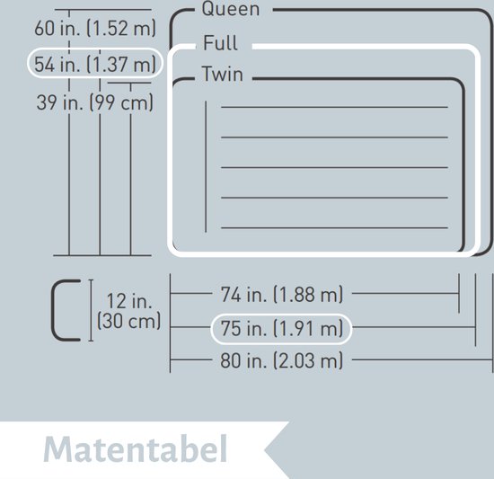 Bestway luchtbed - Twijfelaar - 137 x 191 x 30 cm - Grijs - Inclusief pomp - Reparatieset van Bestway — afbeelding 5