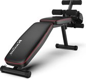 Home Trainer - Fitness Bench - Work Out Bench - Verstelbaar - Home Gym - Fitness Apparaat - Zwart