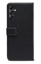Mobilize Telefoonhoesje geschikt voor Samsung Galaxy A14 Hoesje | Mobilize Classic Gelly Wallet Bookcase Portemonnee | Pasjeshouder voor 2 Pasjes | Telefoonhoesje voor Pinpas / OV Kaart / Rijbewijs - Zwart