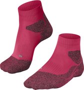 FALKE RU Trail Hardloopsokken anti blaren, lichte padding functioneel garen sportsokken dames rood - Maat 39-40