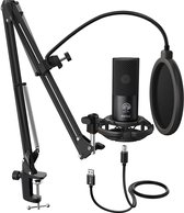Kibus Microfoon Arm Met Microfoon - Gaming / Popcast Mic - Mic Standaard Met Popfilter - Mic Houder - Voor PC