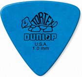 Dunlop Tortex Triangle plektrums 1,00 6er Set blauw - Plectrum set