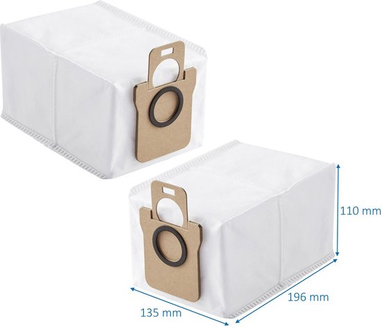 4 stuks voor Dreame D10 Plus Gen 2 stofzakken voor Dreame L10s Plus