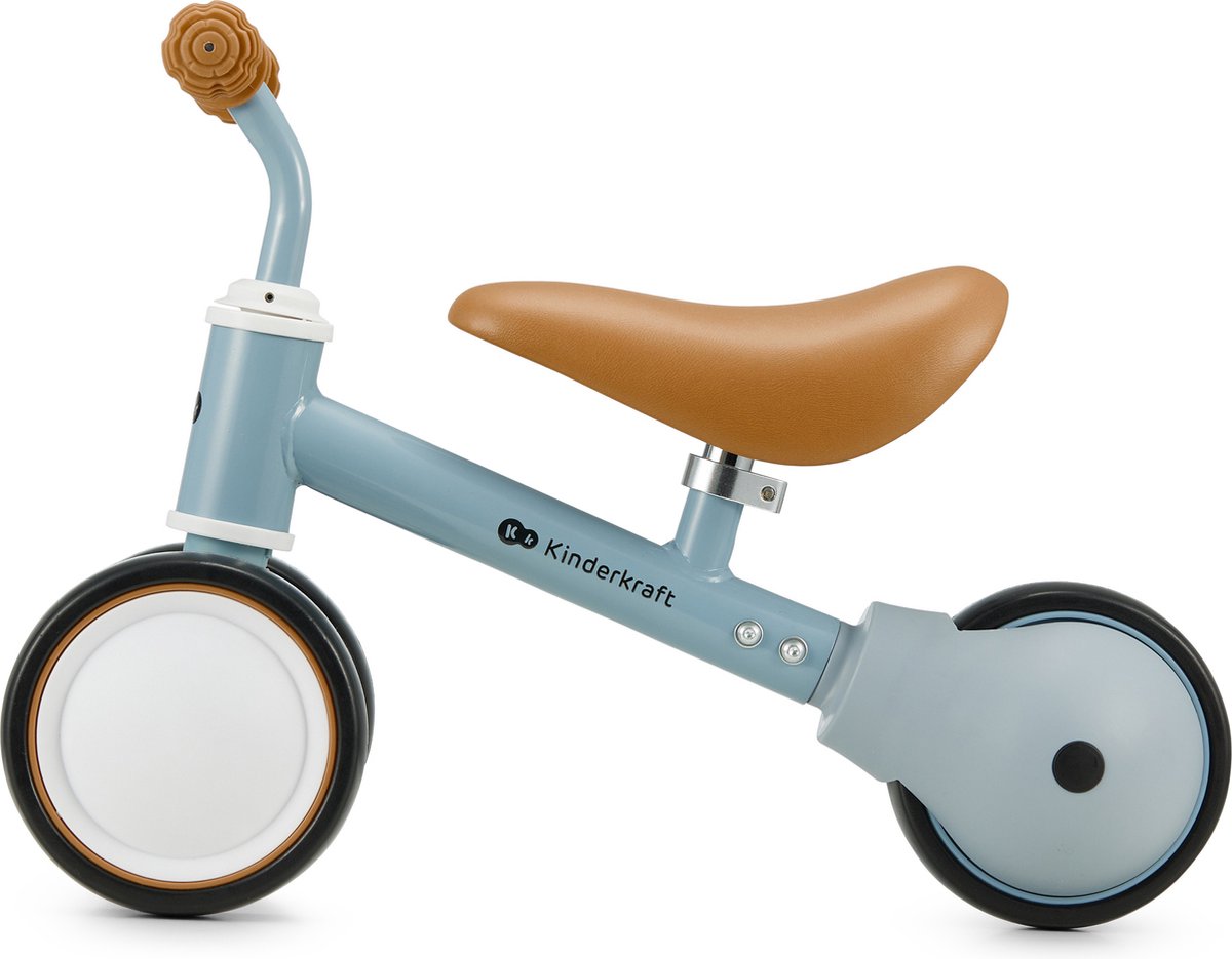 Kinderkraft CUTIE Driewieler Loopfiets - Vanaf 1 Jaar - Blauw thumbnail 5