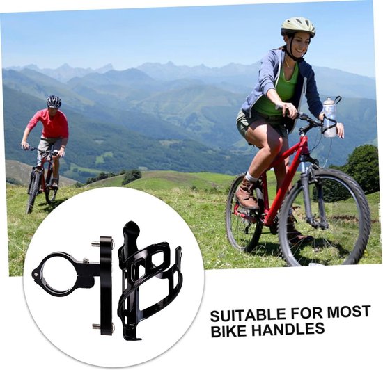 Porte-bidon VOANZO En Aluminium – Léger (41 G), Compatible Tubes 18-35 Mm – Pour Vélo, Moto, Scooter