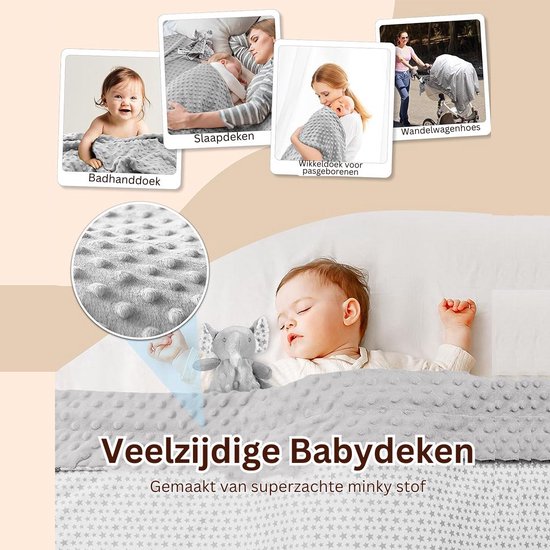 Luxe Kraammand - Geboortemand - Kraamcadeau Meisje of Jongen - Wit van LUXE. — afbeelding 2