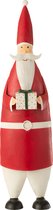 J-Line figurine de Père Noel - acier - blanc/rouge - large