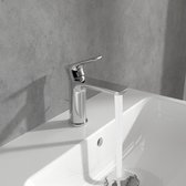 Villeroy & Boch O.novo Eengreeps wastafelkraan met trekstang-afvoergarnituur - chroom