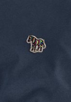 Paul Smith Mens Slim Fit Ss Tshirt Zebra Badge Polo's & T-shirts Heren - Polo shirt - Blauw - Maat L