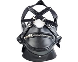 BNDGx® - Extreme BDSM sex Masker - Nep Leer - Met Gag blinddoek - SM Erotisch