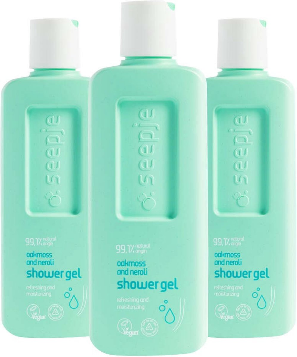 Goedkoopste 3x Seepje Eikenmos en Neroli Douchegel 300 ml