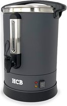 HCB® - Professionele Horeca Percolator - 14,3 liter - 95 kopjes - zwart - 230V - RVS / INOX - Elektrisch - 37x33x46 cm (BxDxH) - 3.1 kg