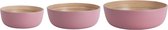 Present Time Schaal Bowl Set Puro Round - Roze - Ø30cm - Modern