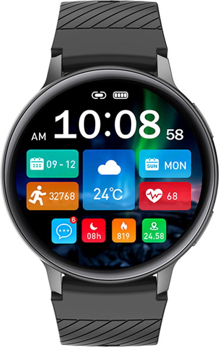 Tracer Sporthorloge Smartwatch 1.39'' Zwart IP67 Bluetooth